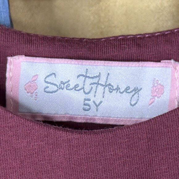 Sweet Honey Fall Tiered Maxi Dress โ Size 5Y - Picture 6 of 6